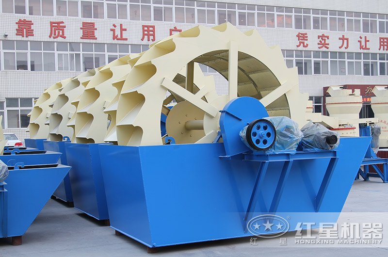 輪斗式洗砂機(jī)款型多樣，單輪、雙輪、三輪這都有