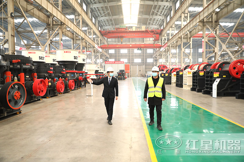 大型廠房，客戶來廠實地考察